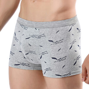 Pure Cotton U Convex Boxer Briefs Mid-waist Underwear